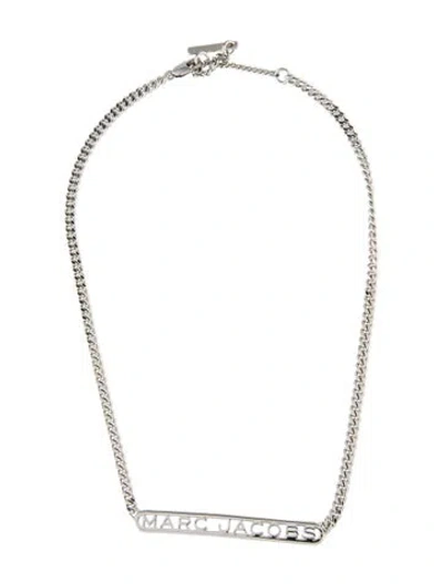 Pre-owned Marc Jacobs Monogram Chain Necklace, 18.5" In Multi