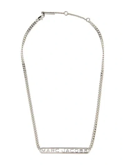 Pre-owned Marc Jacobs Monogram Chain Necklace, 19" In Multi