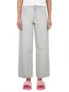 Marc Jacobs Women Monogram Denim Jeans In Blue