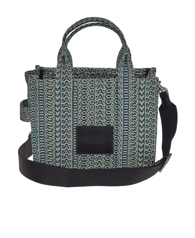 MARC JACOBS MARC JACOBS MONOGRAM JACQUARD LOGO PATCH SMALL TOTE BAG