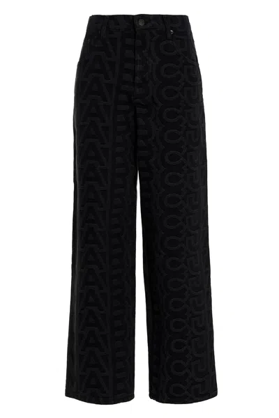 Marc Jacobs 'monogram' Jeans In Schwarz