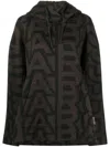 Marc Jacobs Monogram Oversized Hoodie In Black