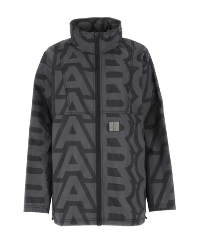MARC JACOBS MARC JACOBS MONOGRAM PRINTED FRONT-ZIP JACKET