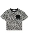 Marc Jacobs Logo Cotton Jersey T-shirt In Black