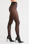 Marc Jacobs Monogram Tights In Brown
