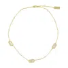 Marc Jacobs Mop Chain Necklace In Gold