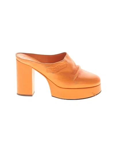 Pre-owned Marc Jacobs Mule/clog In Orange