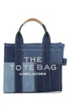 Marc Jacobs Medium Denim Tote Bag With Logo Embroidery