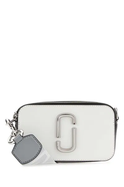 Marc Jacobs Multicolor Leather The Snapshot Crossbody Bag In White