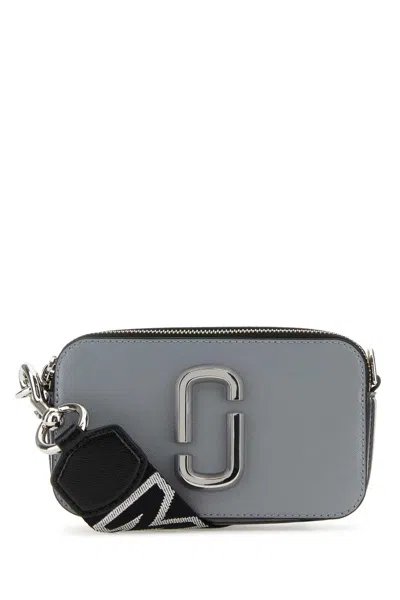 Marc Jacobs Multicolor Leather The Snapshot Crossbody Bag In Wolfgreymulti