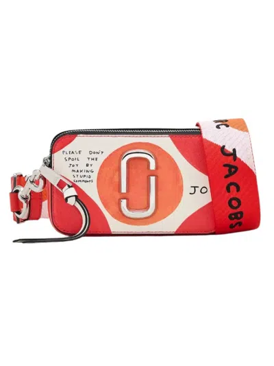 Marc Jacobs Multicolor Snapshot Crossbody Bag In Red