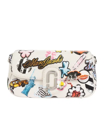 Marc Jacobs Multicolour Small Shoulder Bag In White