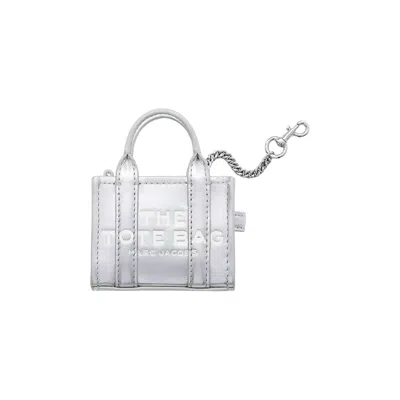 Pre-owned Marc Jacobs Nano Tote Charm 'silver' | Men's Size Onesize