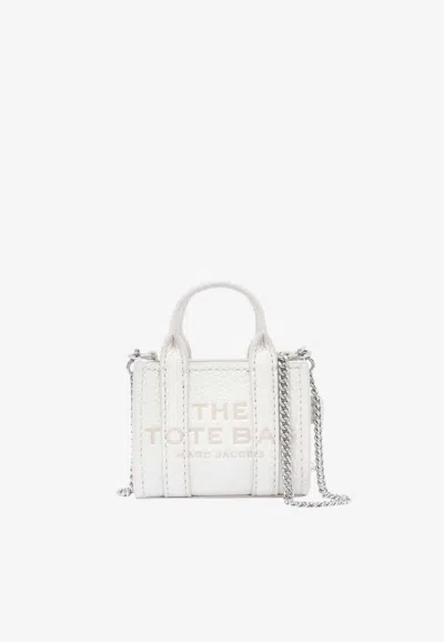 Marc Jacobs Nano Tote Crossbody Bag In Gray