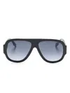 Marc Jacobs Navigator-frame Sunglasses In Black