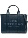 Marc Jacobs Navy Blue The Leather Small Tote