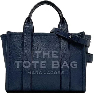 Pre-owned Marc Jacobs Navy Leather Handbag Shoulder Bag Tote Bag ()
