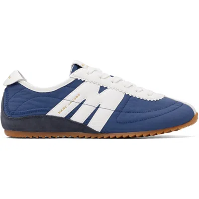 Marc Jacobs Navy 'the 400 Bleecker Runner' Sneakers In Blue