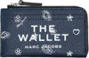 Marc Jacobs Logo Wallet In Blue
