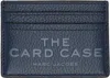 Marc Jacobs The Card Case Leather Card Holder In 426 Blue Sea