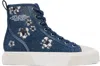 Marc Jacobs High-top Sneakers In 488 Vintage Indigo