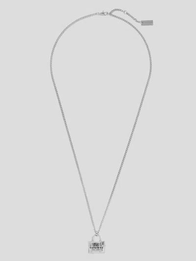 Marc Jacobs Necklace In Lightantiquesilver