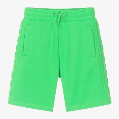 Marc Jacobs Neon Green Embossed Cotton Shorts