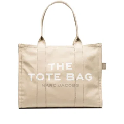 MARC JACOBS NEUTRAL TOTE BAGS
