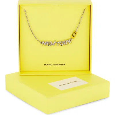 Marc Jacobs New York Balloon Necklace In Gold