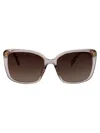 Marc Jacobs Nude Acetate Sunglasses In Brown