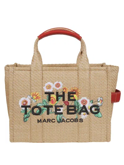 Marc Jacobs Nude/neutral Floral Embroidered Tote Bag