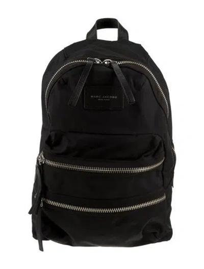 Pre-owned Marc Jacobs Nylon Backpack In Black