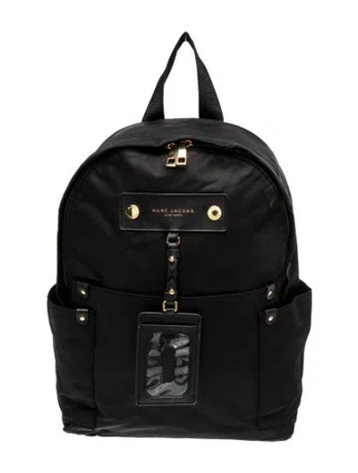 Pre-owned Marc Jacobs Nylon Backpack In Black