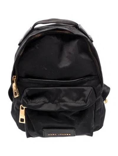 Pre-owned Marc Jacobs Nylon Backpack In Black