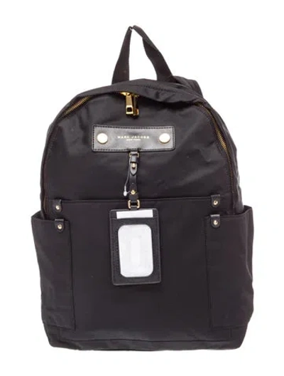 Pre-owned Marc Jacobs Nylon Backpack In Black