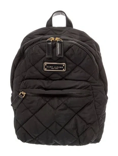 Pre-owned Marc Jacobs Nylon Backpack In Black
