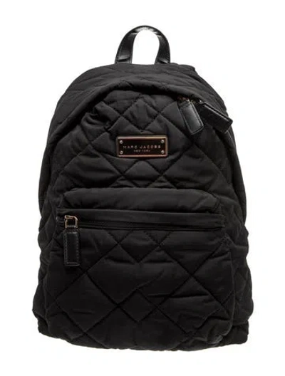 Pre-owned Marc Jacobs Nylon Backpack In Black