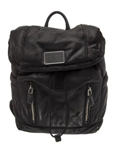 Pre-owned Marc Jacobs Nylon Backpack In Black