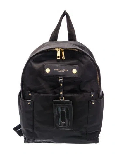 Pre-owned Marc Jacobs Nylon Backpack In Black
