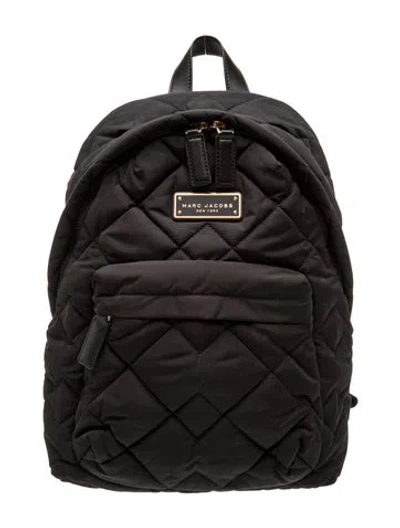 Pre-owned Marc Jacobs Nylon Backpack In Black