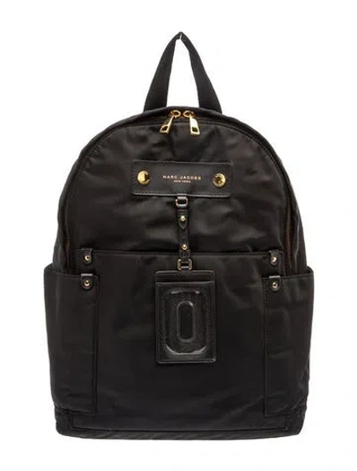 Pre-owned Marc Jacobs Nylon Backpack In Black