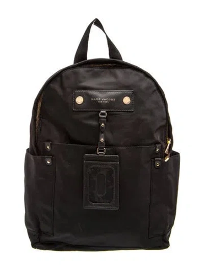 Pre-owned Marc Jacobs Nylon Backpack In Black