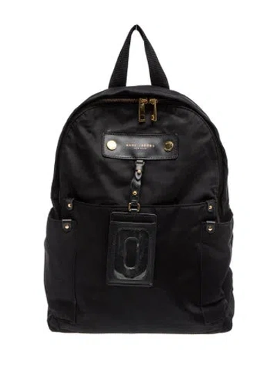 Pre-owned Marc Jacobs Nylon Backpack In Black
