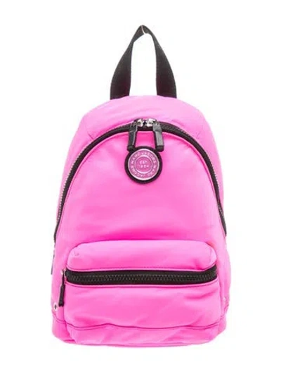 Pre-owned Marc Jacobs Nylon Backpack In Black/pink