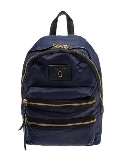 Pre-owned Marc Jacobs Nylon Backpack In Blue