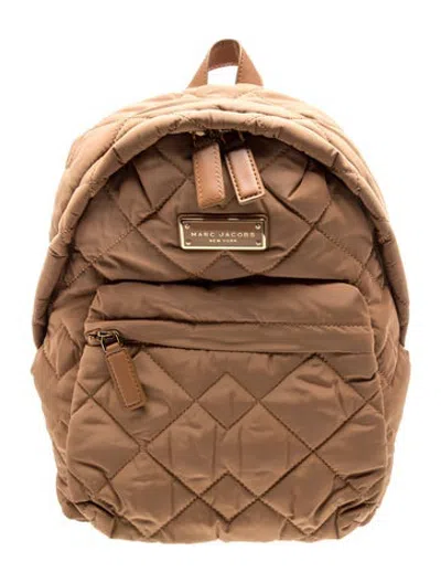 Pre-owned Marc Jacobs Nylon Backpack In Brown