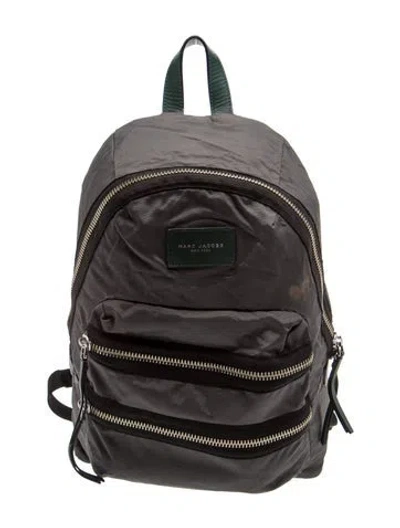 Pre-owned Marc Jacobs Nylon Backpack In Gray