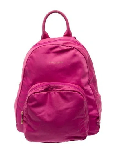 Pre-owned Marc Jacobs Nylon Backpack In Pink