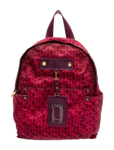 Pre-owned Marc Jacobs Nylon Backpack In Red