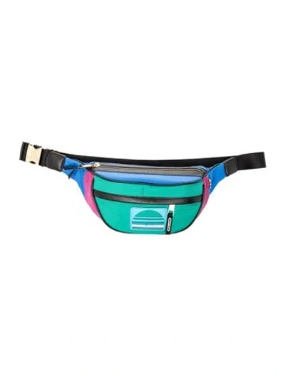 Pre-owned Marc Jacobs Nylon Belt Bag In Blue
